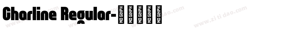 Charline Regular字体转换